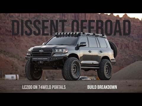 LandCruiser 200 on 40s and portals! Supercharged ohh my!! #74weld #landcruiser #offroad