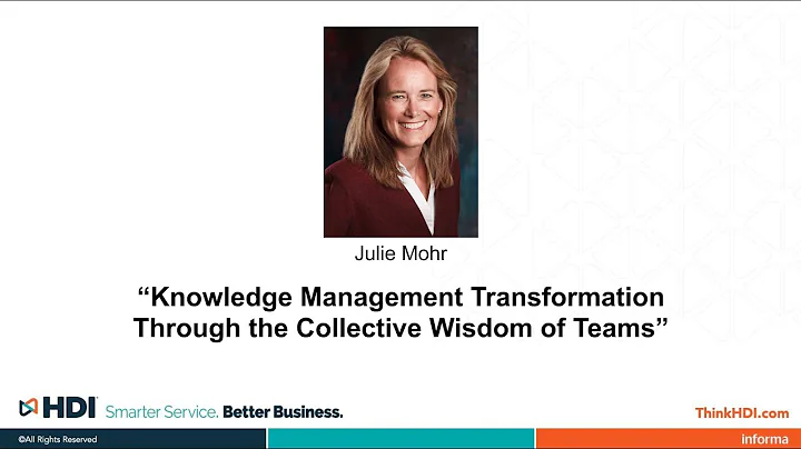 Knowledge Management Transformation through the Co...