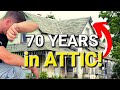 95 yr old dies  what was locked away for 70 years in attic