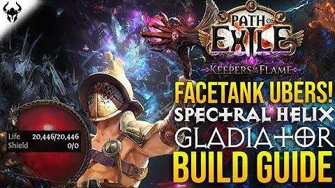 FACETANK UBERS With Spectral Helix Gladiator Build Guide (POE Hammerdin) | PoE 3.27