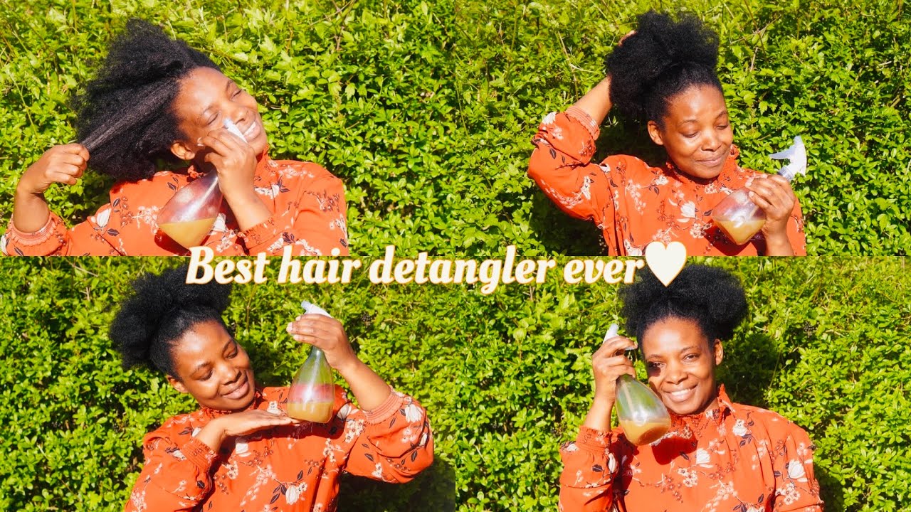 DIY MARSHMALLOW ROOT HAIR DETANGLER YouTube