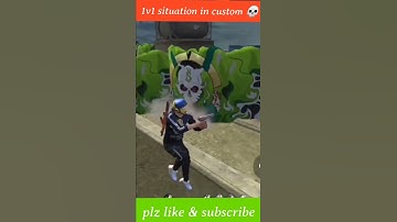 My friend challenge me 1v1 custom match only red 🔴 number 💀 // #freefiremaxhighlights // #shorts