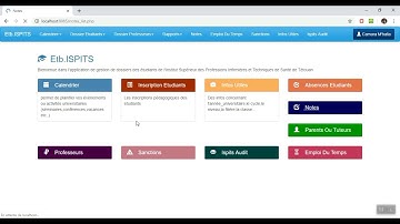 web app for student records management/ Application web pour la gestion des dossiers des étudiants