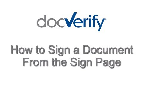 DocVerify - How