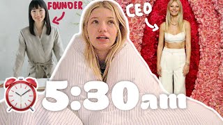 TRYING FEMALE CEO MORNING ROUTINES ‍| 5am wake-ups - from intense workouts to meditations.