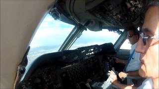 Iran Air B747-SP Farewell Sightseeing Flight View from the Cockpit