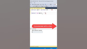 SQL Hack You Must Know! Len function