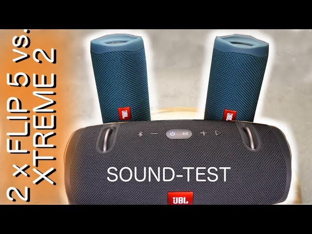 Intensivo ético mordedura 🔊 Sound Test - TWO (2) JBL FLIP 5 PartyBoost versus Xtreme 2 - What sounds  better ??? - YouTube
