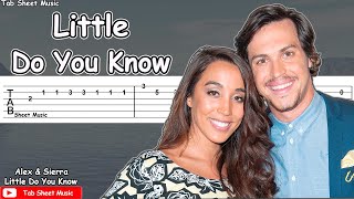 Alex & Sierra - Little Do You Know Guitar Tutorial