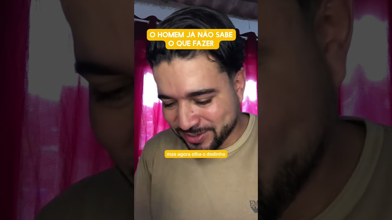 O homem já não sabe o que fazer 