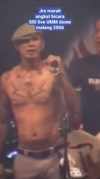 JRX marah sampai angkat bicara. SID live UMM dome malang 2006