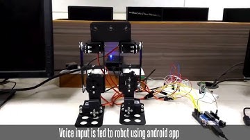 Voice Controlled Biped robot using Arduino and Android