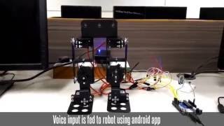 Voice Controlled Biped robot using Arduino and Android screenshot 3