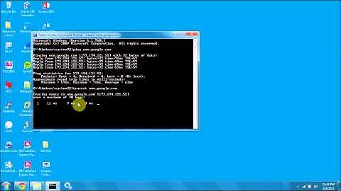 How to use Ping and Tracert In CMD