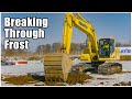 How to Dig Through Frost with an Excavator | Heavy Equipment Operator