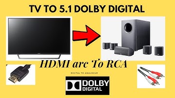 Smart TV to analogue 5.1 Dolby digital sound