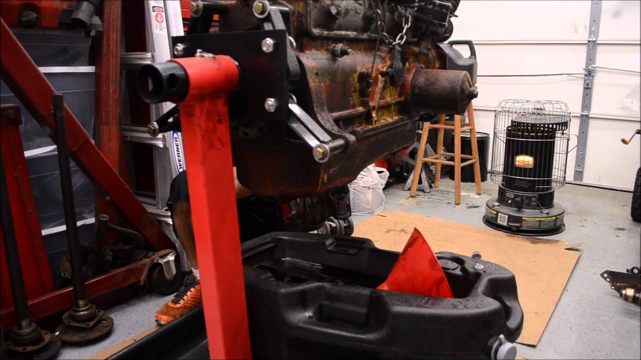 1955 Ford F100 Oil Pan Removal YouTube