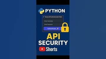 🔐 API Security GUI – Python FastAPI + JWT Auth (CustomTkinter App) #shortsfeed #shorts #python