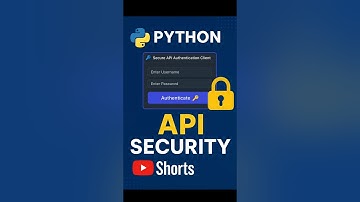 🔐 API Security GUI – Python FastAPI + JWT Auth (CustomTkinter App) #shortsfeed #shorts #python