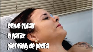 Como Furar O Nariz Piercing De Pedrinha