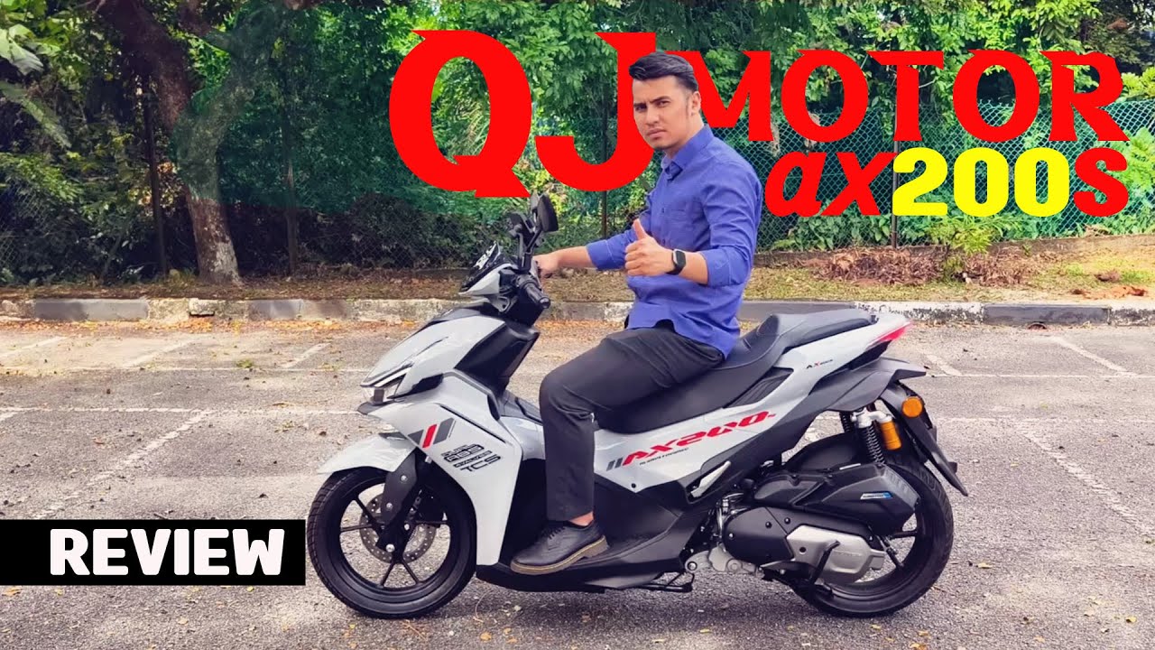 QJ MOTOR ax200s | Skuter Matik Body Mewah Harga Rahmah