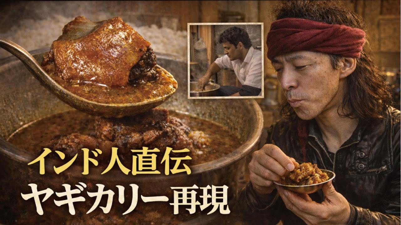 インド人直伝本場ヤギカレーを自宅で再現