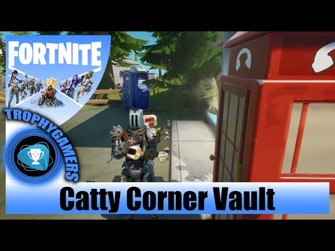 Видео: Местоположение на Fortnite Catty Corner Vault и как да го отворите с Catty Corner Keycard