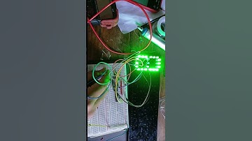 Secuencias de 2 bits para números 0,1,2,3 en un display de 7 Segmentos #led #electronics #electronic