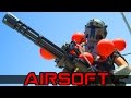 Airsoft minigun juggernaut