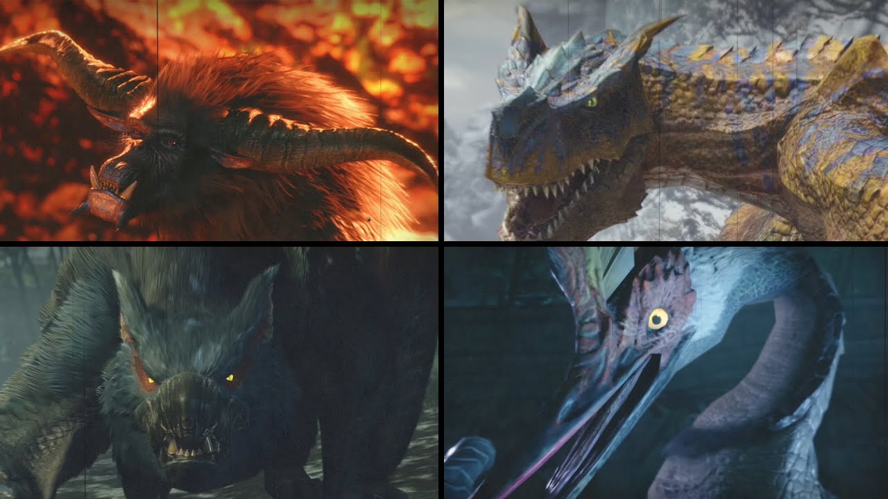 Monster Hunter Rise - All Monster Intros 