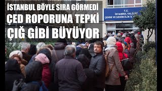 Ne Kar Ne Kış, Ne Yağmur Ne De Fırtına Onları Durduruyor Çed Raporuna Itiraz Kuyruğu.