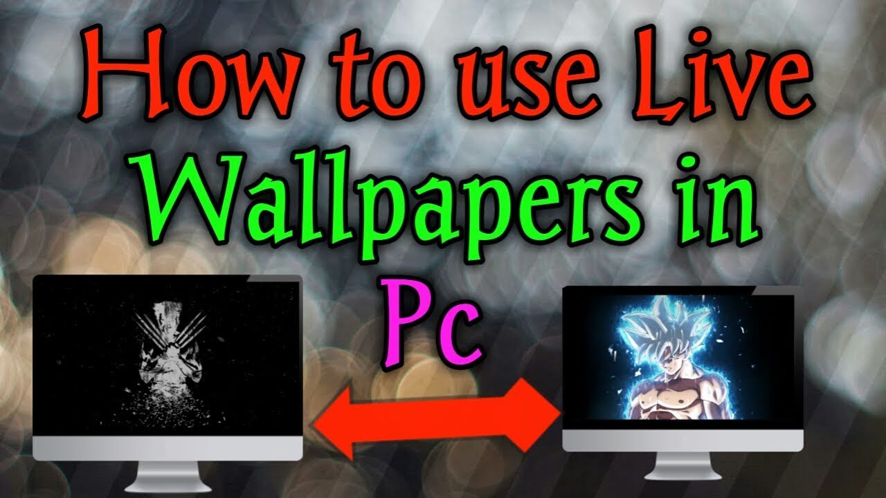 How To Use Live Wallpapers In Windows PC HINDI DesktopHut YouTube