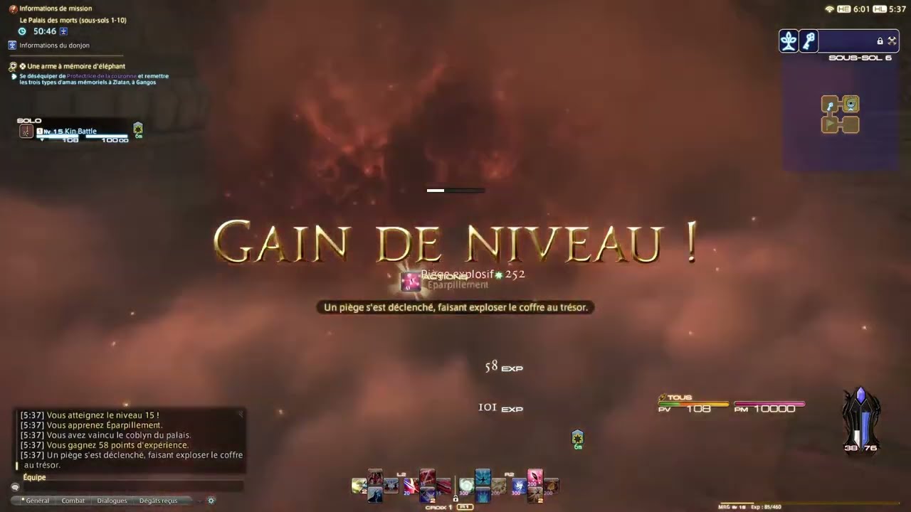Mage Rouge au Palais des Morts (Etages 150) FINAL FANTASY