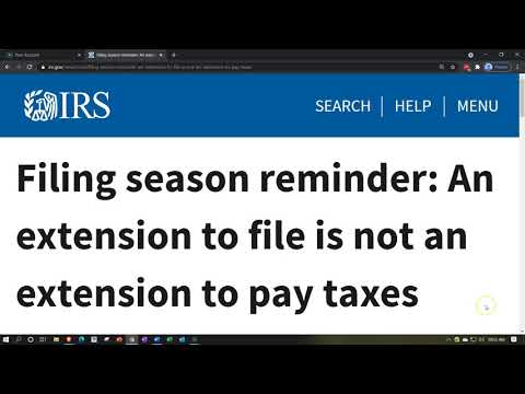 COVID Tax Tip - Filing season reminder: An extension to file is not an extension to pay taxes