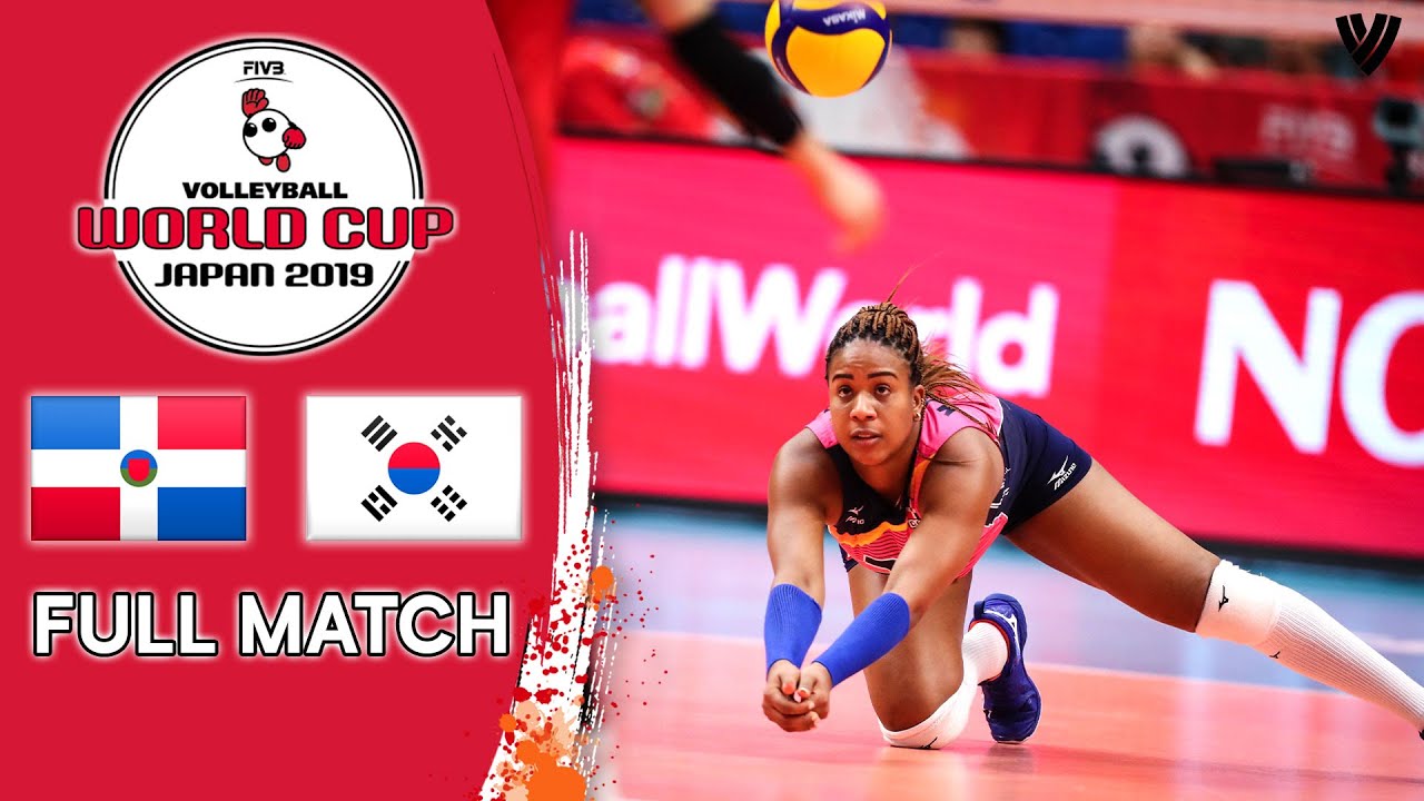 Dominican Republic 🆚 Korea - Full Match Womens Volleyball World Cup 2019