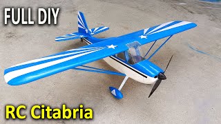 How To Make RC CITABRIA Plane . DIY Scale Model Full Build & Flight