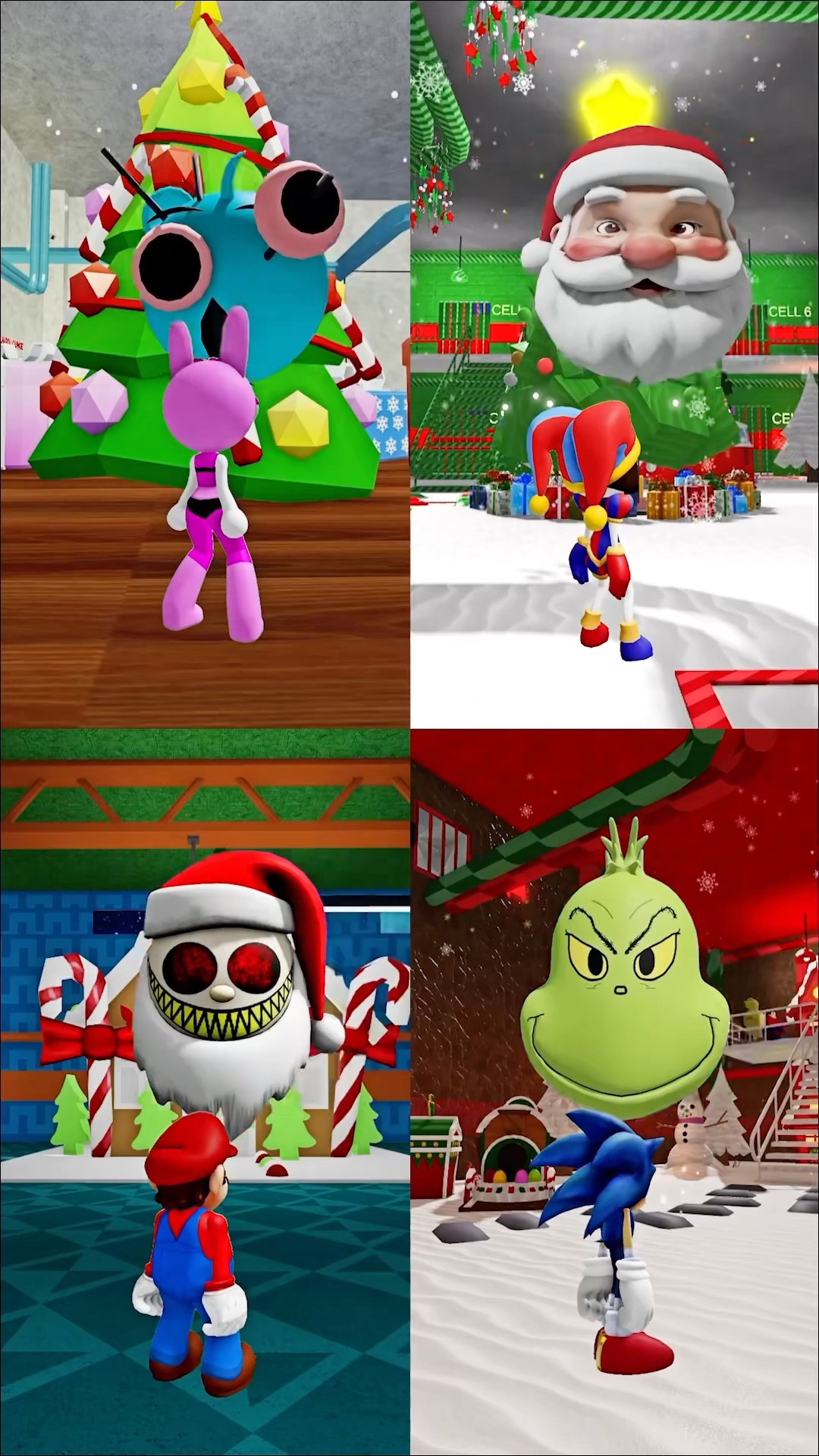 Christmas Shock Incredibox Sprunki #digitalcircus #sonic #mario #pomni #jumpscare #roblox