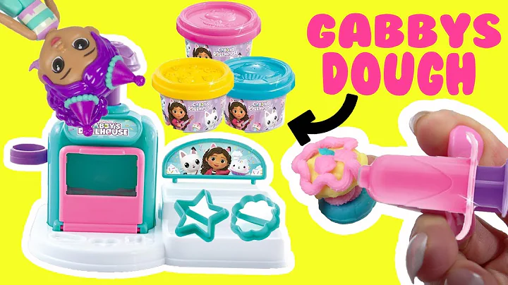 Gabby's Dollhouse Cakey Cat Dough Kitchen! DIY Desserts with Dolls