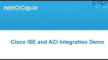 Cisco Be Boundless ACI and ISE Integration Example Demo Video