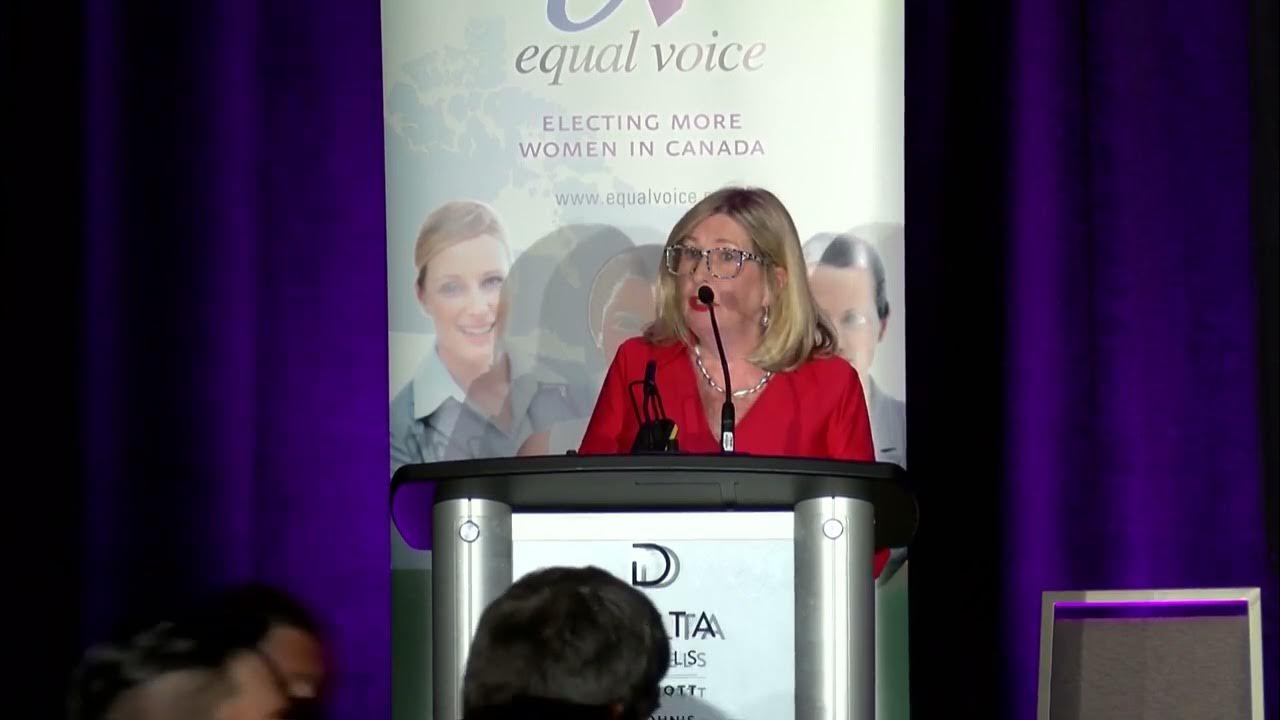 Cheers to 25 Years Gala Honourable Joan Marie Aylward Takes the Stage YouTube