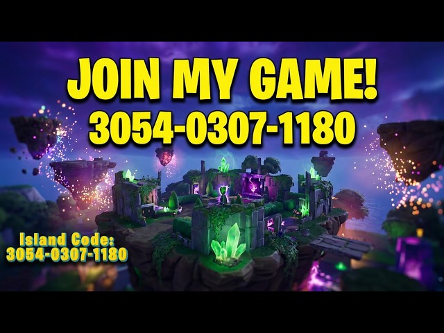 Join My Fortnite UEFN Game! Gameplay and Island Code: 3054-0307
