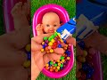 #candy mixing in Bathtub #asmr #satisfying video