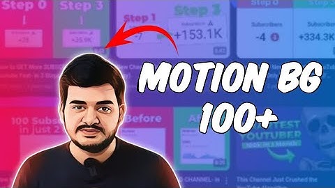 motion Background Like @Algrow , @decodingytand @TubeSenseiofficial