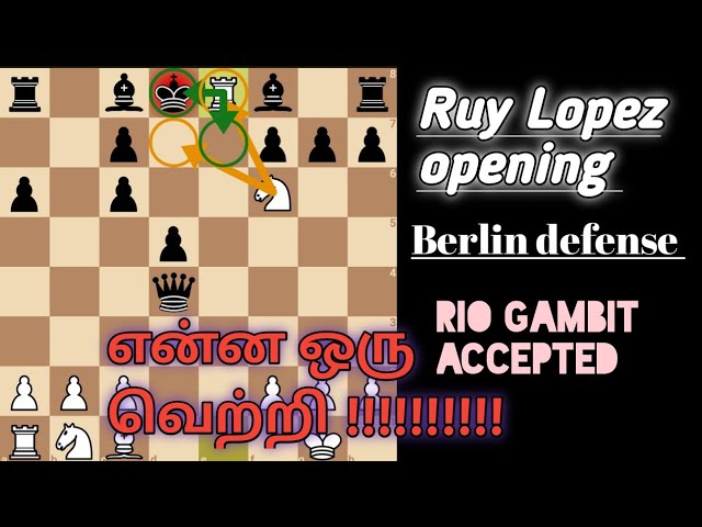 roy lopez opening berlin rio gambit accepted｜TikTok Search