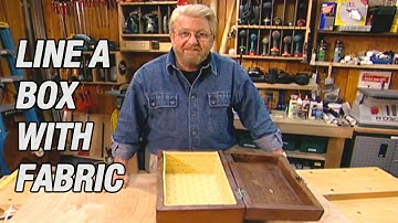 Line a Box with Fabric