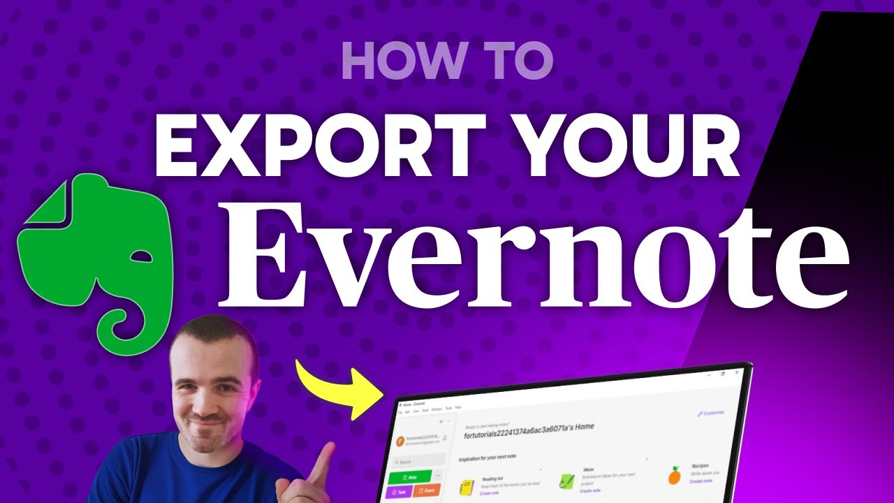 How to Export Evernote Notes (Step by Step) - YouTube
