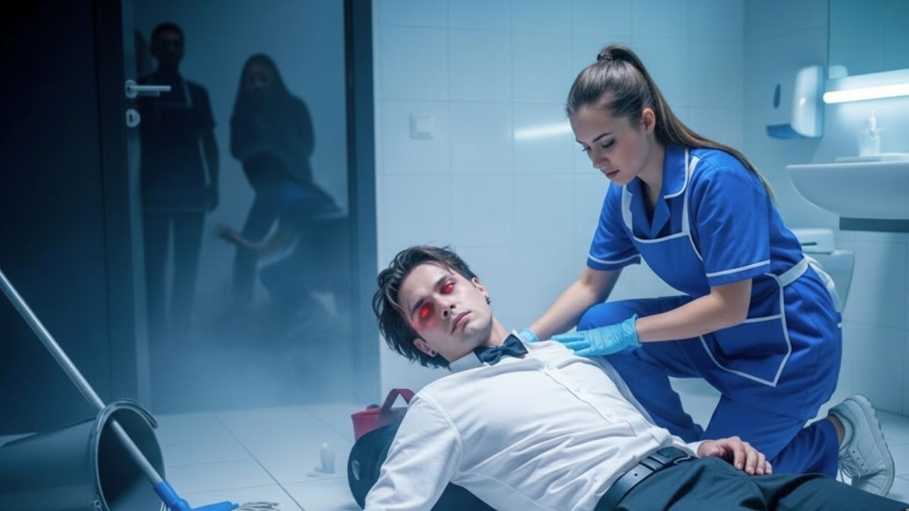 Уборщица обнаружила отравленного сына Короля вампиров в туалете офиса. Что она сделала?