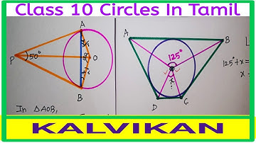 Circles Tricks In Tamil / Class 10 Circles Important Questions / CBSE / NCERT / Kalvikan