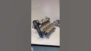 World First V8 BMW M3 S65B40 32v Lego Technic Engine Satisfying Sneak Preview