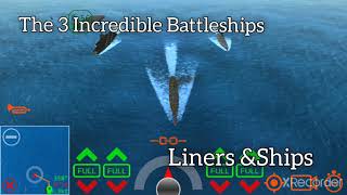 The 3 Incredible Battleships  (Iowa VS Bismarck VS Enterprise)|Ship Mooring 3D